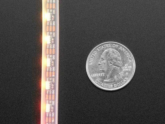 Adafruit NeoPixel LED Side Light Strip - Black 90 LED [Discontinued] by Adafruit - The Pi Hut