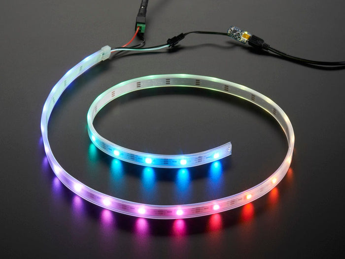 Adafruit NeoPixel LED Strip Starter Pack - 30 LED meter - White [discontinued] by Adafruit - The Pi Hut