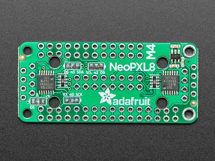 Adafruit NeoPXL8 FeatherWing for Feather M4 - 8 x DMA NeoPixels! [discontinued] by Adafruit - The Pi Hut
