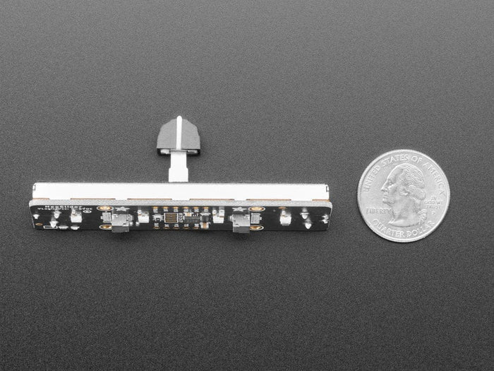 Adafruit NeoSlider I2C QT Slide Potentiometer with 4 NeoPixels - STEMMA QT / Qwiic by Adafruit - The Pi Hut