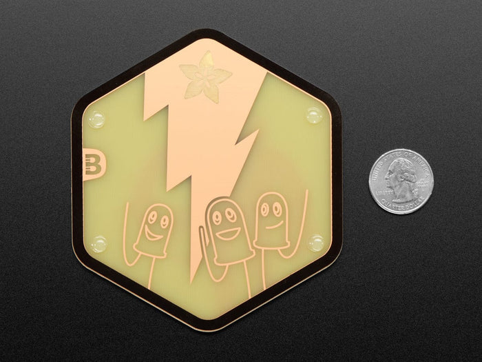 Adafruit PCB Coaster - LEDs + Adabot [Discontinued] by Adafruit - The Pi Hut