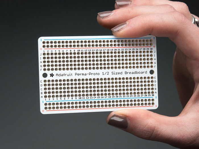 Adafruit Perma-Proto Half-sized Breadboard PCB - 3 Pack! by Adafruit - The Pi Hut