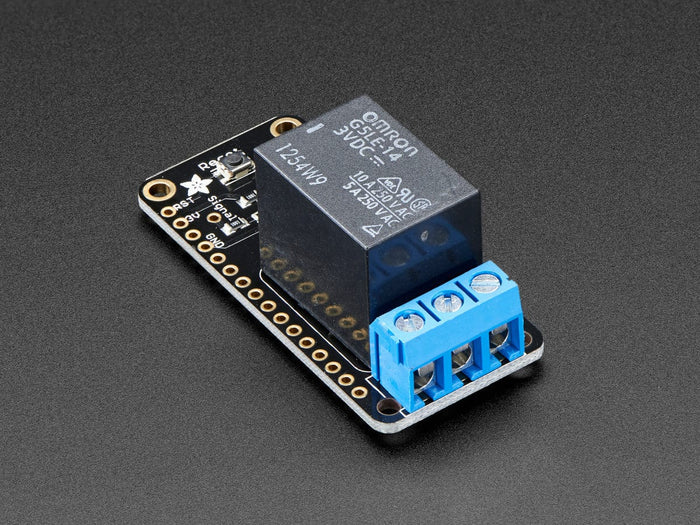 Adafruit Power Relay FeatherWing by Adafruit - The Pi Hut