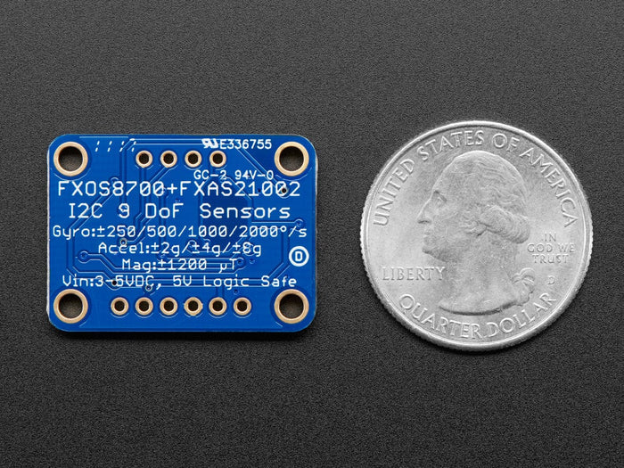 Adafruit Precision NXP 9-DOF Breakout Board (FXOS8700 + FXAS21002) [Discontinued] by Adafruit - The Pi Hut