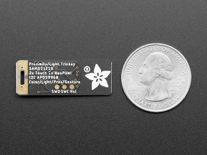 Adafruit Proximity Trinkey - USB APDS9960 Sensor Dev Board by Adafruit - The Pi Hut