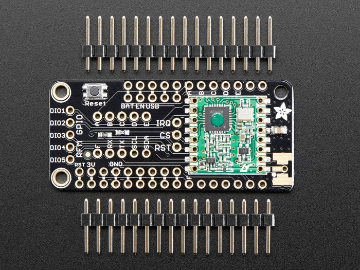 Adafruit Radio FeatherWing - RFM69HCW 900MHz (RadioFruit) by Adafruit - The Pi Hut