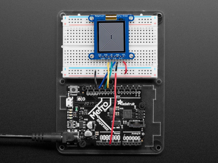 Adafruit SHARP Memory Display Breakout - 1.3" 168x144 Monochrome by Adafruit - The Pi Hut