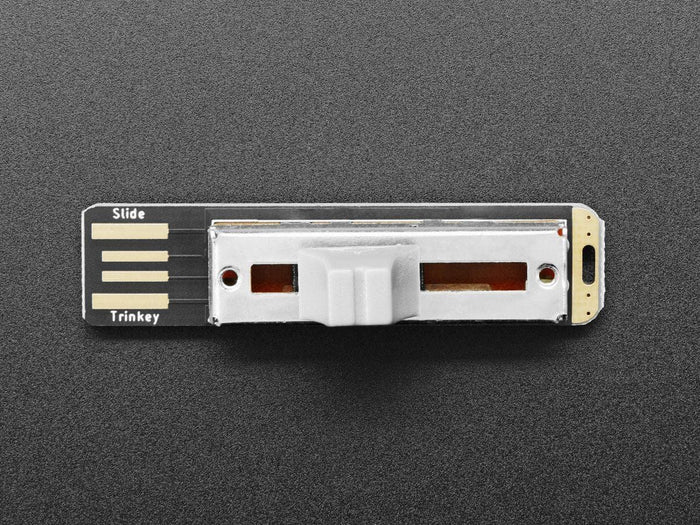 Adafruit Slider Trinkey - USB NeoPixel Slide Potentiometer by Adafruit - The Pi Hut