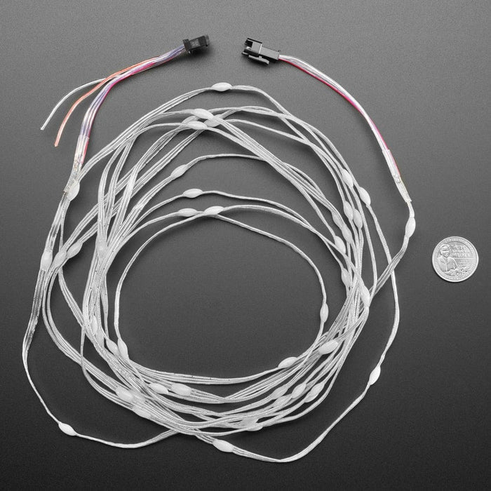Adafruit Soft Flexible Wire NeoPixel Strand - 50 NeoPixels by Adafruit - The Pi Hut