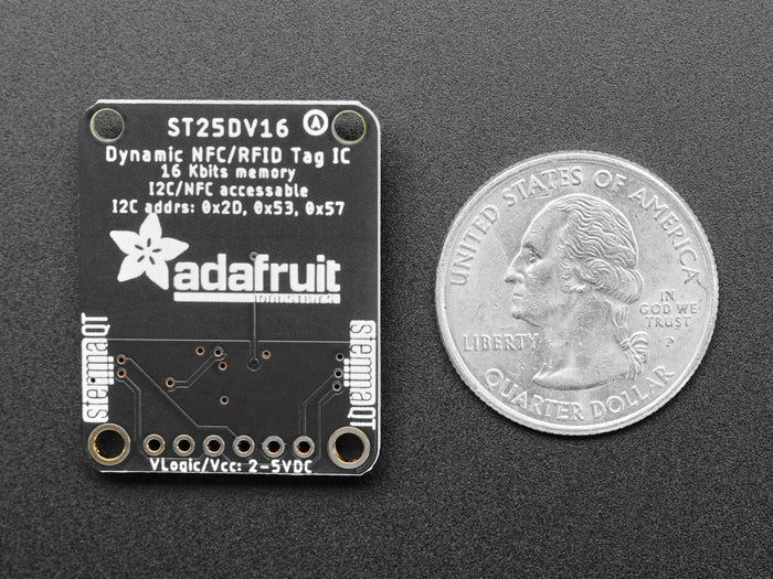Adafruit ST25DV16K I2C RFID EEPROM Breakout - STEMMA QT / Qwiic by Adafruit - The Pi Hut
