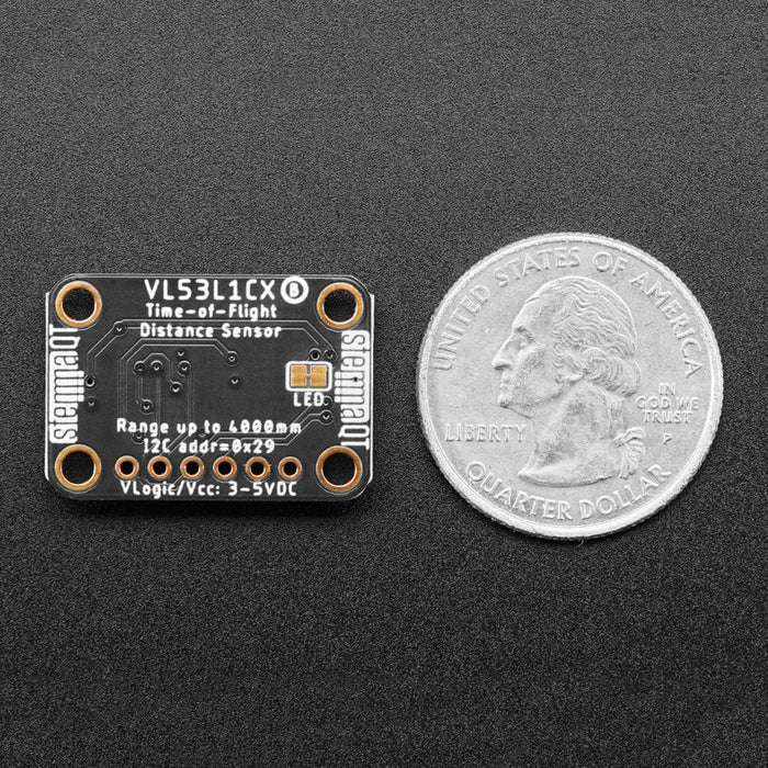 Adafruit VL53L1X Time of Flight Distance Sensor - ~30 to 4000mm (STEMMA QT / Qwiic) by Adafruit - The Pi Hut
