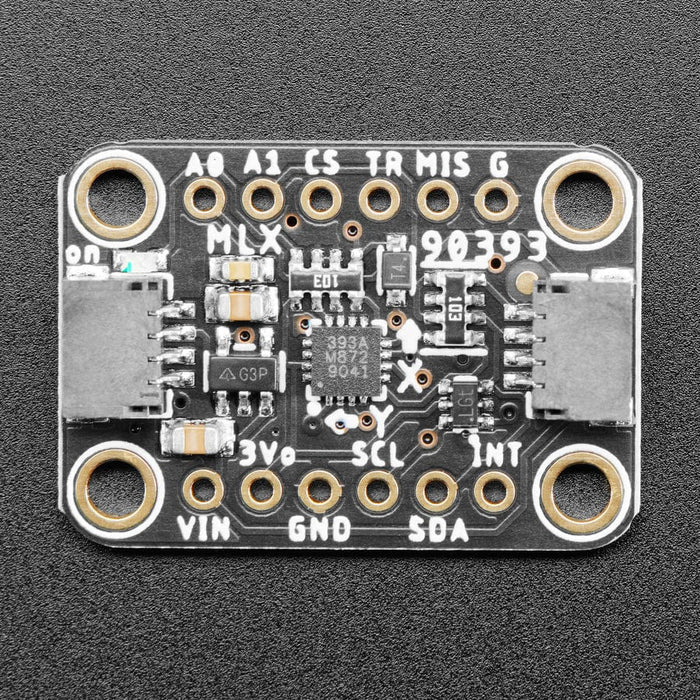 Adafruit Wide-Range Triple-axis Magnetometer - MLX90393 (STEMMA QT) by Adafruit - The Pi Hut