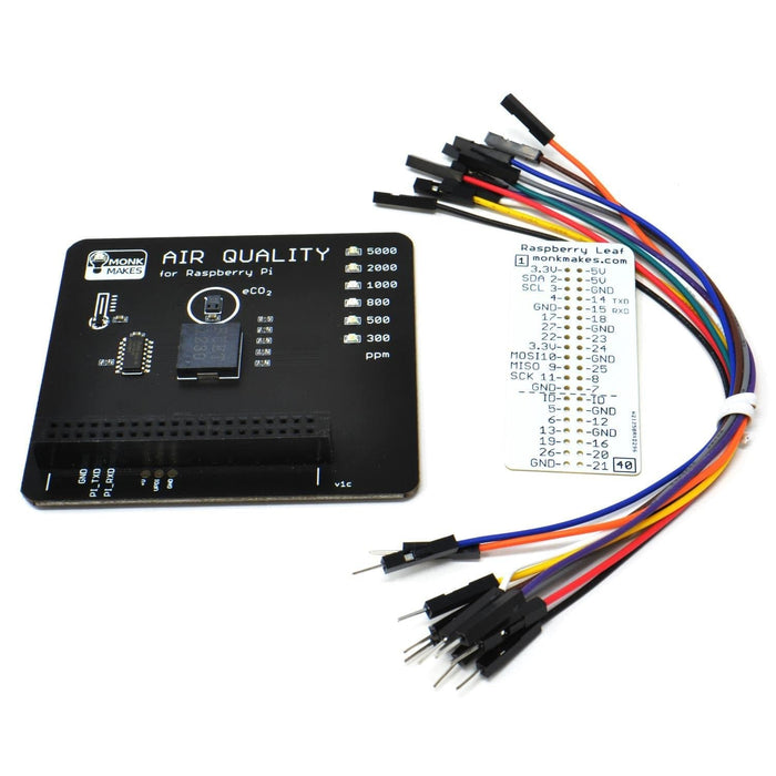 Air Quality Kit for Raspberry Pi 400 [Discontinued] by Monk Makes - The Pi Hut