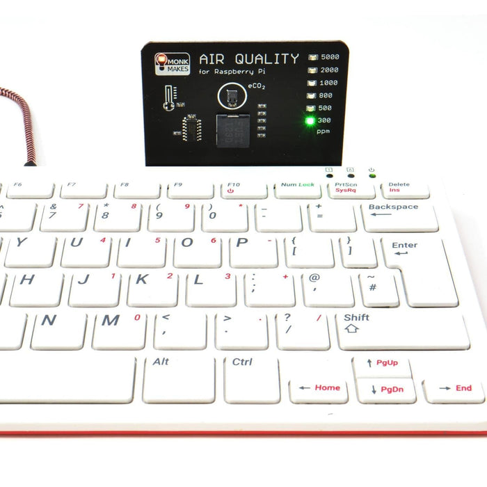 Air Quality Kit for Raspberry Pi 400 [Discontinued] by Monk Makes - The Pi Hut
