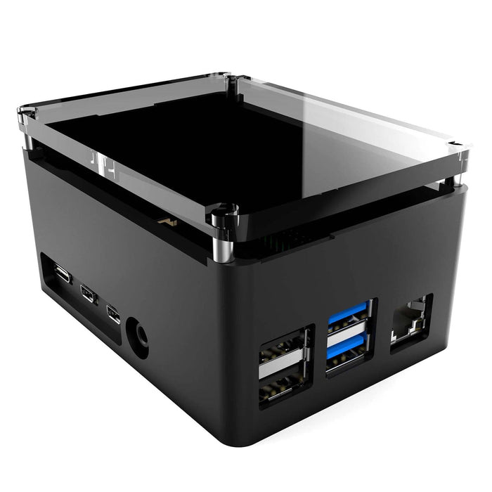 Anidees PRO Extra Tall Raspberry Pi 4 Case - Black [Discontinued] by Anidees - The Pi Hut