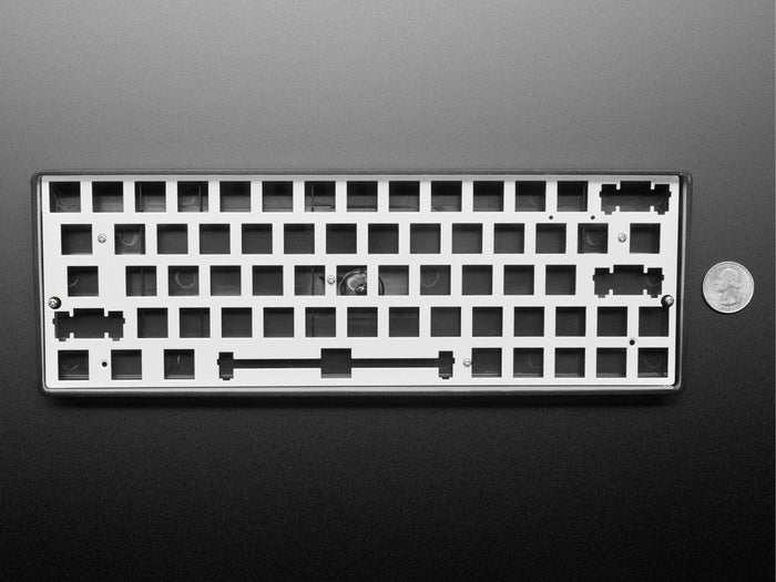 Anodized Aluminum Metal Keyboard Plate for 60% / GH60 Cases by The Pi Hut - The Pi Hut