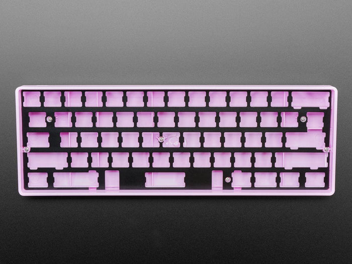 Anodized Black Aluminum Metal Keyboard Plate for GH60 Cases by The Pi Hut - The Pi Hut