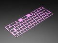 Anodized Purple Aluminum Metal Keyboard Plate for GH60 Case by The Pi Hut - The Pi Hut