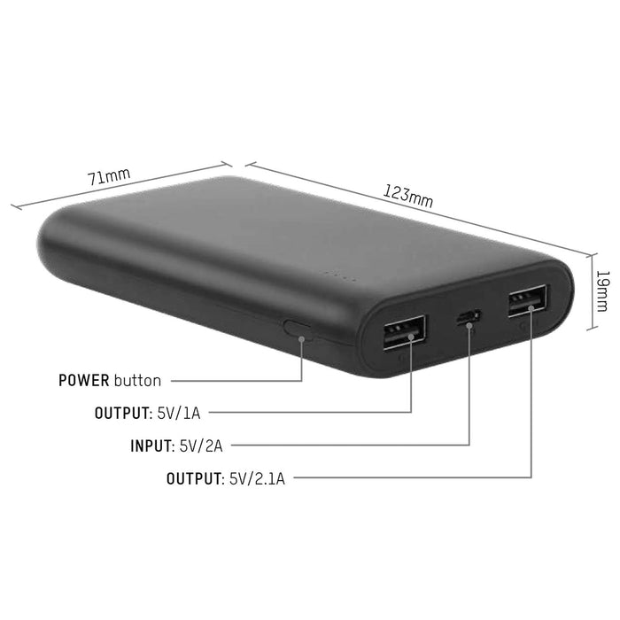 ANSMANN Power Bank 10.8 (10,000mAh) [Discontinued] by ANSMANN - The Pi Hut