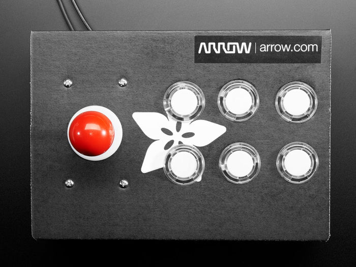 Arcade Cabinet Pack for Raspberry Pi 3/3B+ (US Plug) [Discontinued] by Adafruit - The Pi Hut