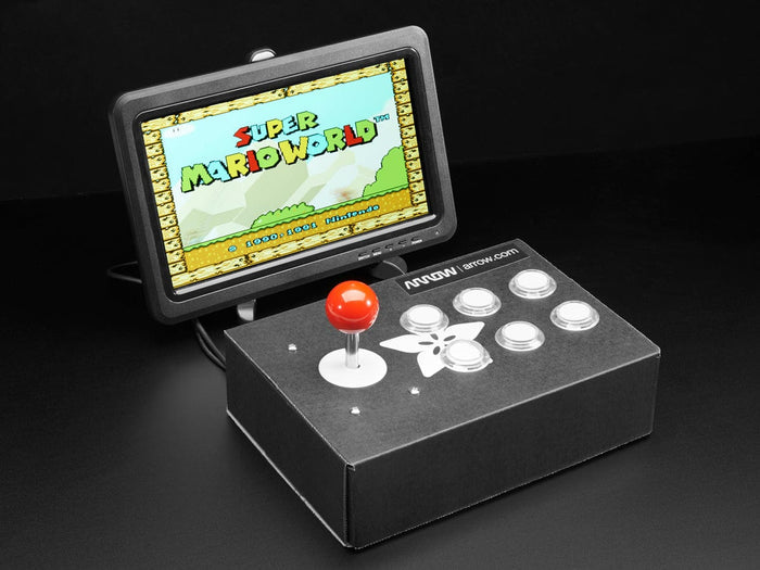Arcade Cabinet Pack for Raspberry Pi 3/3B+ (US Plug) [Discontinued] by Adafruit - The Pi Hut
