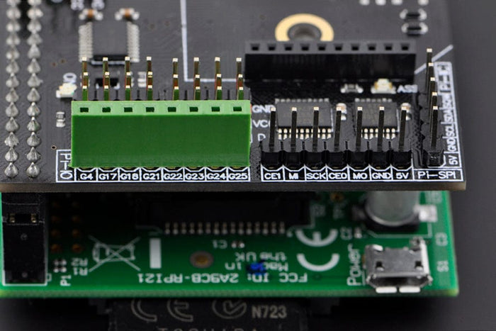 Arduino Expansion Shield for Raspberry Pi model B [Discontinued] by DFRobot - The Pi Hut
