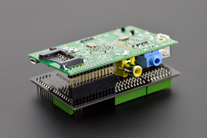 Arduino Expansion Shield for Raspberry Pi model B [Discontinued] by DFRobot - The Pi Hut