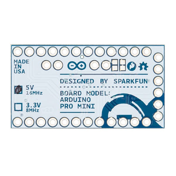 Arduino Pro Mini 328 - 5V/16 MHz by Sparkfun - The Pi Hut