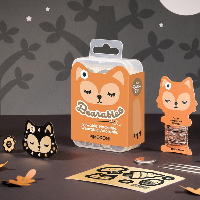 Bearables Fox Kit by Pimoroni - The Pi Hut