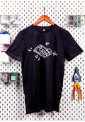 Black Raspberry Pi "Pi 4" T-shirt (Adult Size) [Discontinued] by Raspberry Pi - The Pi Hut