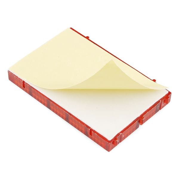 Breadboard - Translucent Self-Adhesive (Red) by Sparkfun - The Pi Hut