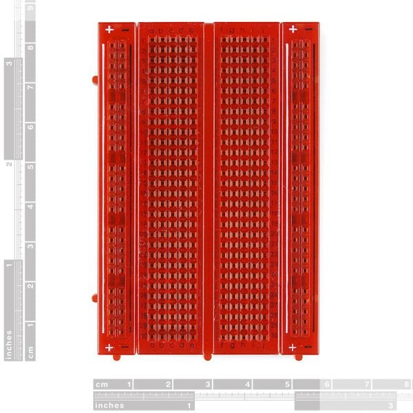 Breadboard - Translucent Self-Adhesive (Red) by Sparkfun - The Pi Hut