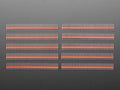 Break-away 0.1" 36-pin strip male header - Red - 10 pack by The Pi Hut - The Pi Hut