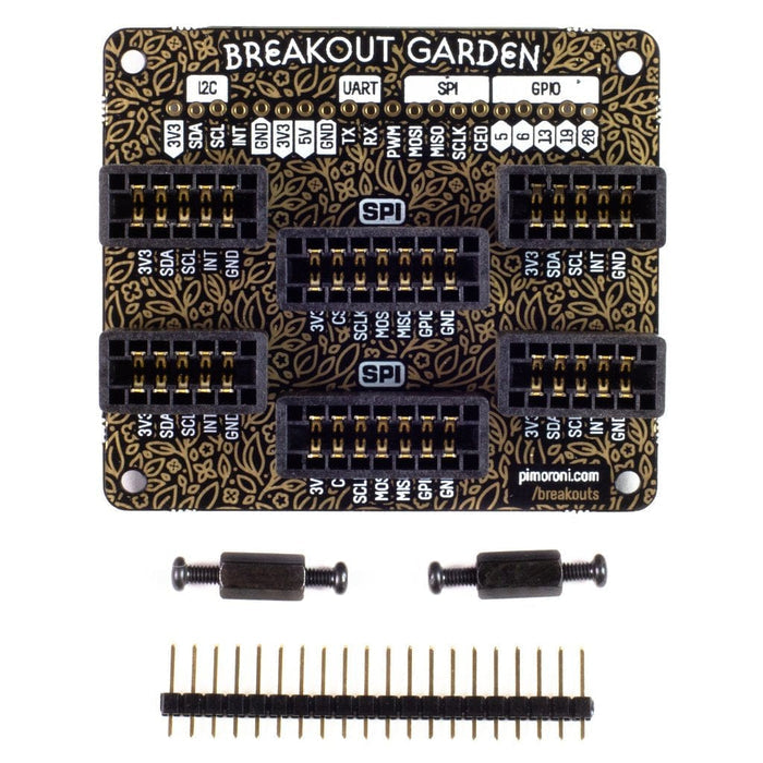 Breakout Garden for Raspberry Pi (I2C + SPI) by Pimoroni - The Pi Hut