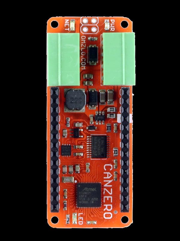 CANZERO - Arduino MKR Zero-Compatible IoT Node (unsoldered) [discontinued] by Omzlo - The Pi Hut