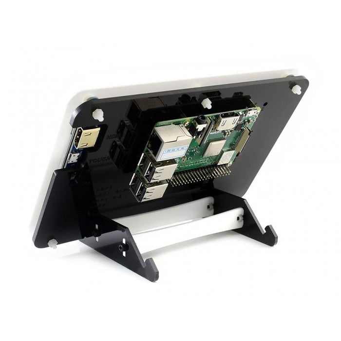 Case for Waveshare 7" LCDs (Black/White) by Waveshare - The Pi Hut