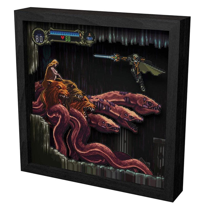 Castlevania Symphony of the Night Scylla Boss Pixel Frame (9x9") [Discontinued] by Pixel Frames - The Pi Hut
