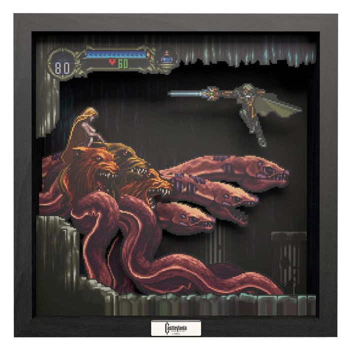 Castlevania Symphony of the Night Scylla Boss Pixel Frame (9x9") [Discontinued] by Pixel Frames - The Pi Hut