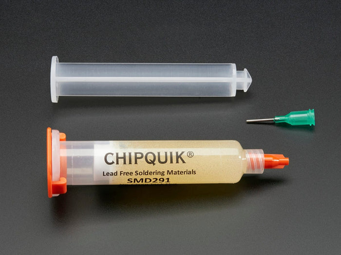 Chip Quik Tack Flux 10cc Syringe with Plunger and Tip (SMD291) by Chip Quik - The Pi Hut
