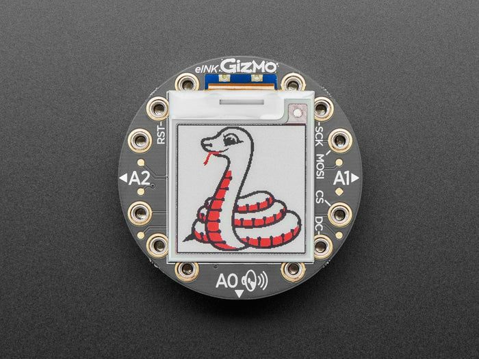 Circuit Playground 152x152 Tri-Color E-Ink Gizmo (E-Ink Display + Audio Amplifier) [Discontinued] by Adafruit - The Pi Hut