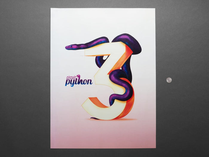 CircuitPython 3 Poster [Discontinued] by Adafruit - The Pi Hut