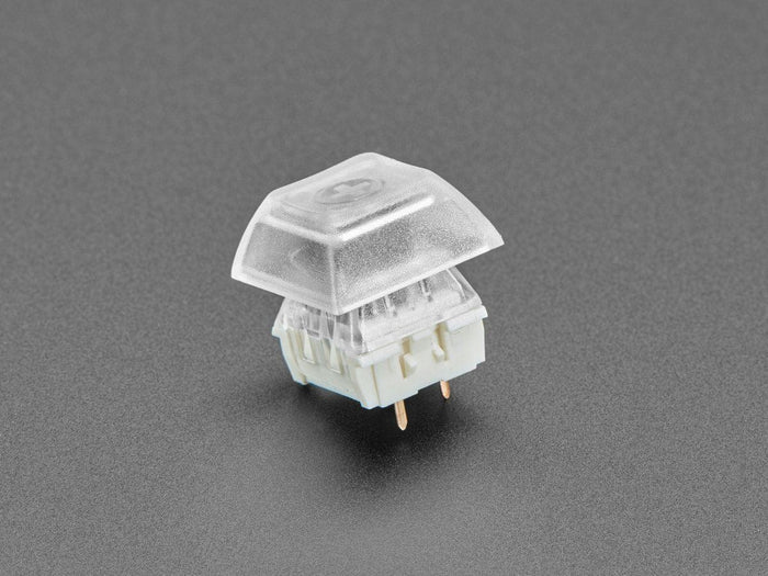 Clear Keycaps for MX Compatible Switches - 12-pack by The Pi Hut - The Pi Hut