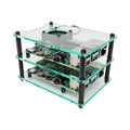 Cluster Case for Raspberry Pi (with Fans) by The Pi Hut - The Pi Hut