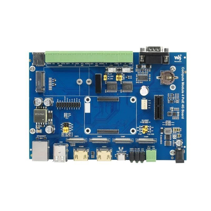 Compute Module 4 Industrial IoT Base Board by Waveshare - The Pi Hut