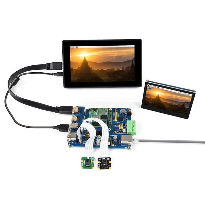 Compute Module 4 IO Board with PoE (B) by Waveshare - The Pi Hut