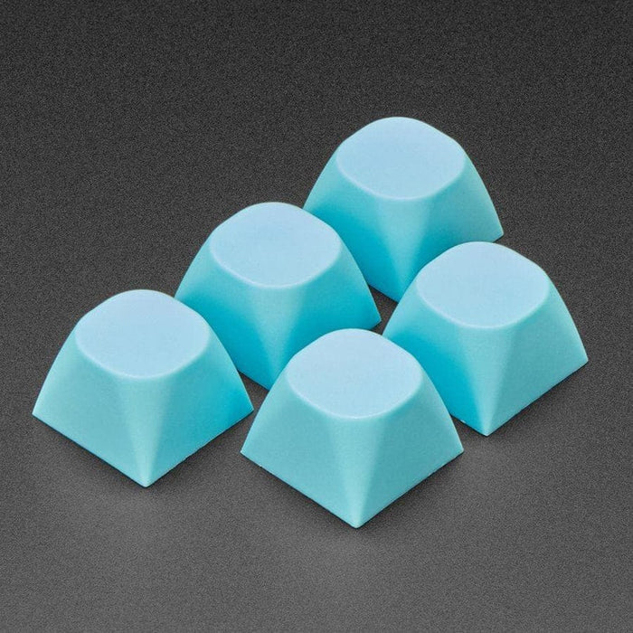 Cyan MA Keycaps for MX Compatible Switches - 5 pack [discontinued] by The Pi Hut - The Pi Hut