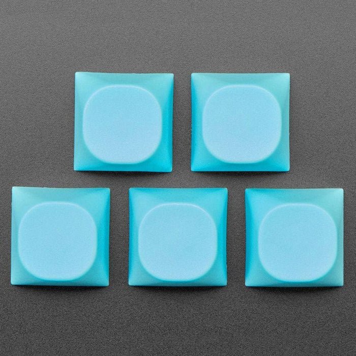 Cyan MA Keycaps for MX Compatible Switches - 5 pack [discontinued] by The Pi Hut - The Pi Hut