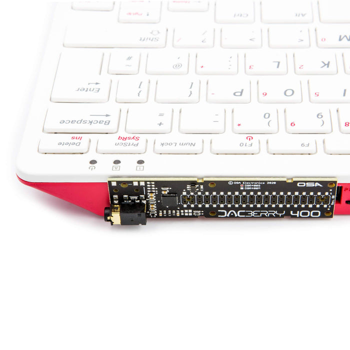 DACBerry 400S Audio Card for Raspberry Pi 400 [Discontinued] by OSA - The Pi Hut