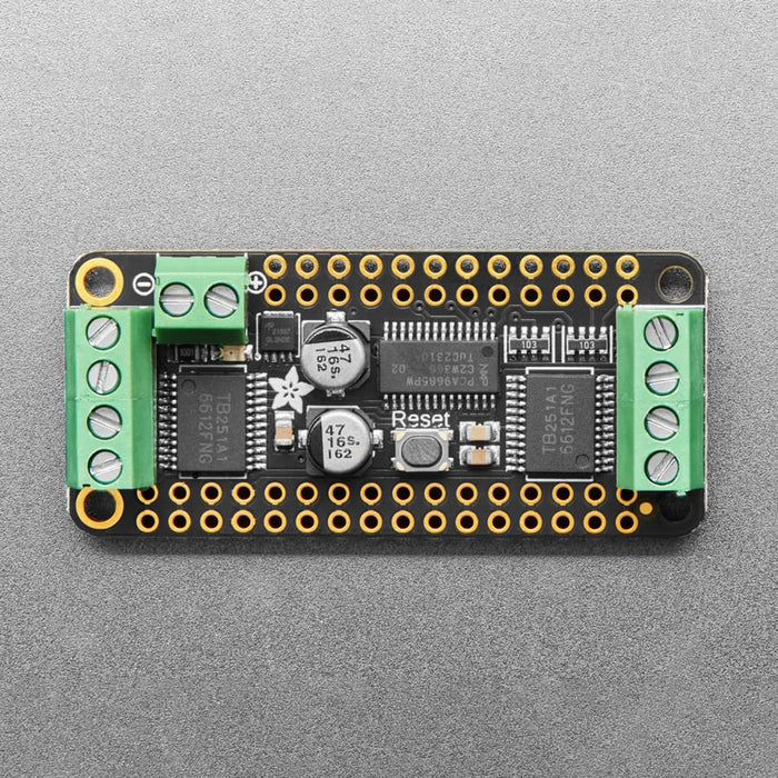 DC Motor + Stepper FeatherWing add-on for all Feather Boards by Adafruit - The Pi Hut
