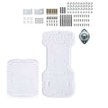 Dexter - GoPiGo3 Clear Acrylic Body & Hardware Parts [Discontinued] by Dexter Industries - The Pi Hut